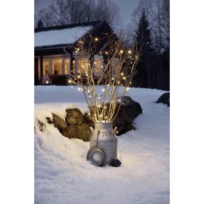 Konstsmide 3728-100 Lichtketting 80 leds warmwit + schakelaar + schemermelder 1,5 V Konstsmide 3728-100 Lichtketting 80 leds warmwit + schakelaar + schemermelder 1,5 V