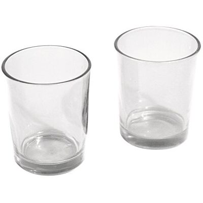 Rayher Theelichtglas, 5,6 cm Ø boven, 4,9 cm Ø onderaan, hoogte 6,5 cm, kleur kristal, 5600437 Rayher Theelichtglas, 5,6 cm Ø boven, 4,9 cm Ø onderaan, hoogte 6,5 cm, kleur kristal, 5600437