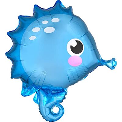 amscan Ballons en aluminium en forme d'hippocampe de 48 x 53 cm (l x H). amscan Ballons en aluminium en forme d'hippocampe de 48 x 53 cm (l x H).