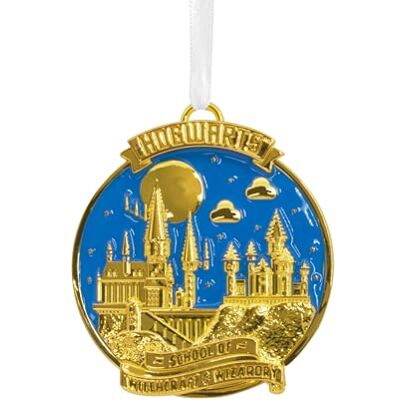 Hallmark Hogwarts Hogwarts Hogeschool voor Hekserij en Hocus-Pocus Premium Metalen Decoratie Nachtscène Harry Potter Boomdecoratie Hangende Kerstdecoratie Geschenken voor Hallmark Hogwarts Hogwarts Hogeschool voor Hekserij en Hocus-Pocus Premium Metalen Decoratie Nachtscène Harry Potter Boomdecoratie Hangende Kerstdecoratie Geschenken voor