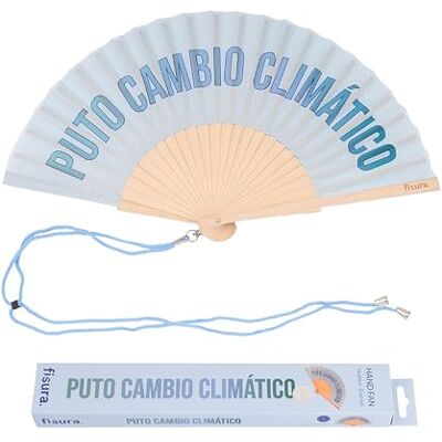 Fisura Klimaatverandering, blauw, waaier, unisex volwassen standaard, klimaatverandering, blauw, één maat, Klimaatverandering, blauw, Eén maat Fisura Klimaatverandering, blauw, waaier, unisex volwassen standaard, klimaatverandering, blauw, één maat, Klimaatverandering, blauw, Eén maat