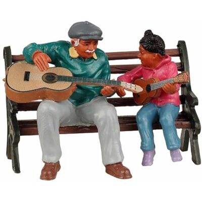 Lemax 22135 Kerstdorp figuur: de muziekles Lemax 22135 Kerstdorp figuur: de muziekles