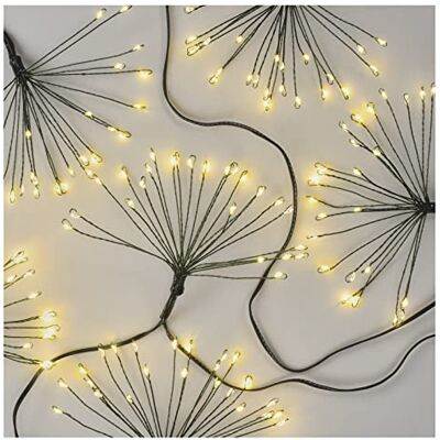 EMOS Led-lichtsnoer voor binnen, warmwit, 5,2 m lang, met 6 uur timerfunctie, voeding en transformator, voor feestjes, Kerstmis, decoratie, groene kabel EMOS Led-lichtsnoer voor binnen, warmwit, 5,2 m lang, met 6 uur timerfunctie, voeding en transformator, voor feestjes, Kerstmis, decoratie, groene kabel
