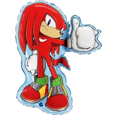 Grabo Knuckles Sonic folieballon 66 cm Grabo Knuckles Sonic folieballon 66 cm