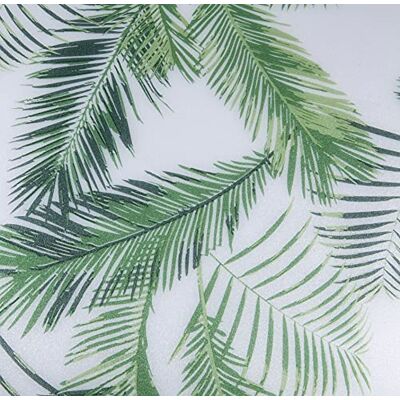 Venilia Statische raamfolie, palmbladeren, melkglasfolie, decoratieve glasfolie, transparant, 45 cm x 1,5 m, 200 micron (dikte: 0,2 mm) Venilia Statische raamfolie, palmbladeren, melkglasfolie, decoratieve glasfolie, transparant, 45 cm x 1,5 m, 200 micron (dikte: 0,2 mm)