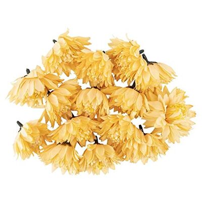 Ideen mit Herz Decoratieve bloemen, kunstbloemen, verschillende soorten, ca. diameter 4 5 cm (dahlia abrikoos 15 stuks) Ideen mit Herz Decoratieve bloemen, kunstbloemen, verschillende soorten, ca. diameter 4 5 cm (dahlia abrikoos 15 stuks)