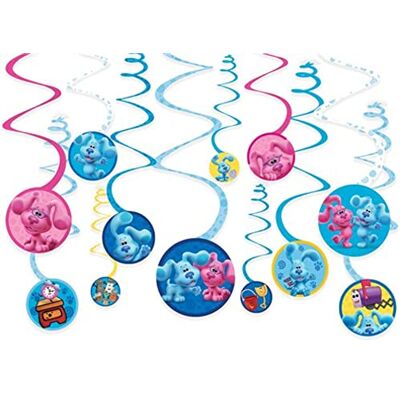 amscan Blues Clues 9913276 werveldecoratie, meerkleurig amscan Blues Clues 9913276 werveldecoratie, meerkleurig