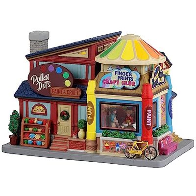 Lemax 35058 Caddington Village Verlicht gebouw: Polka Dot Clubhouse Lemax 35058 Caddington Village Verlicht gebouw: Polka Dot Clubhouse