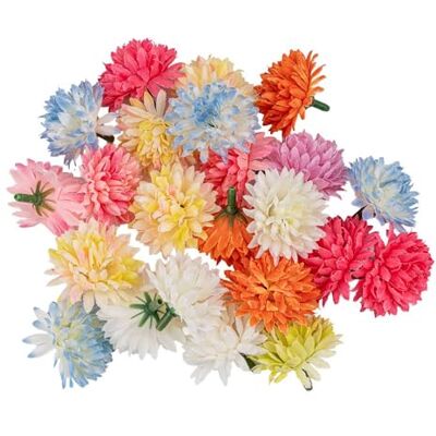 Ideen mit Herz Decoratieve bloemen kunstbloemen bloemkoppen verschillende soorten ca. Ø 4-5 cm (kleurmix 6 ø4 cm 23 stuks) Ideen mit Herz Decoratieve bloemen kunstbloemen bloemkoppen verschillende soorten ca. Ø 4-5 cm (kleurmix 6 ø4 cm 23 stuks)