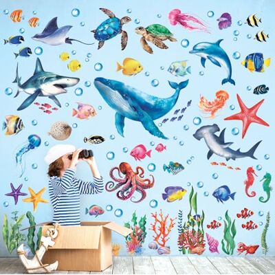 DECOWALL DS12-8078 Muursticker voor kinderkamer, babykamer, woonkamer, badkamer, afneembaar DECOWALL DS12-8078 Muursticker voor kinderkamer, babykamer, woonkamer, badkamer, afneembaar