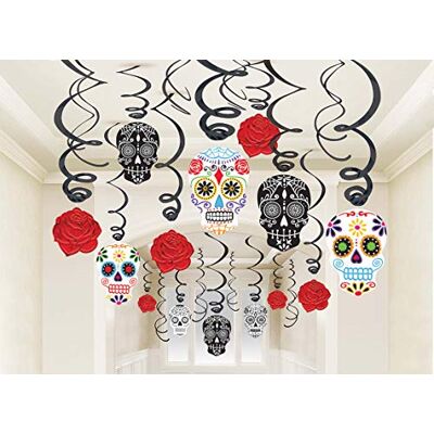 amscan Decoratieset "Dag van de Doden" 670360 International, Multicore, One Size amscan Decoratieset "Dag van de Doden" 670360 International, Multicore, One Size