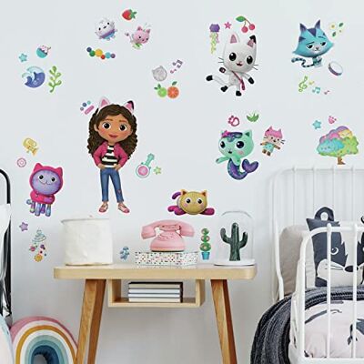 RoomMates RM Gabby's Dollhouse Muurstickers RoomMates RM Gabby's Dollhouse Muurstickers