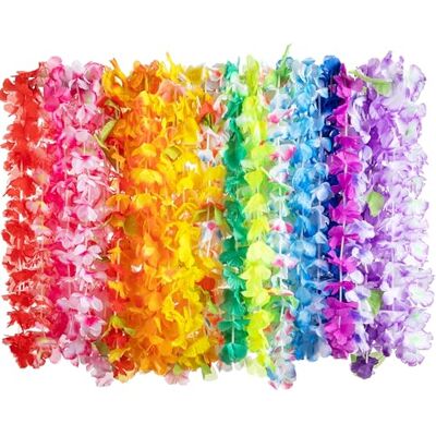 JOYIN 12 stuks Hawaii bloemenkettingen, Hawaii, tropische luau, bloemen, lei, voor jurk, Hawaï, party, mallorca, decoratie, verjaardagsfeestaccessoires JOYIN 12 stuks Hawaii bloemenkettingen, Hawaii, tropische luau, bloemen, lei, voor jurk, Hawaï, party, mallorca, decoratie, verjaardagsfeestaccessoires