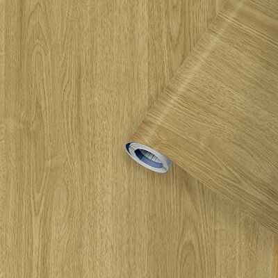 Venilia 53343 Perfect Fix® Kleeffolie, licht eiken, houtlook, meubelfolie, zelfklevend, 45 cm x 2 m, 170 µm (dikte: 0,17 mm), 53328 Venilia 53343 Perfect Fix® Kleeffolie, licht eiken, houtlook, meubelfolie, zelfklevend, 45 cm x 2 m, 170 µm (dikte: 0,17 mm), 53328