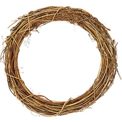 Baker Ross Kerstknutselbenodigdheden rotan kransen voor kerstcreaties en decoraties (2 stuks) Baker Ross Kerstknutselbenodigdheden rotan kransen voor kerstcreaties en decoraties (2 stuks)