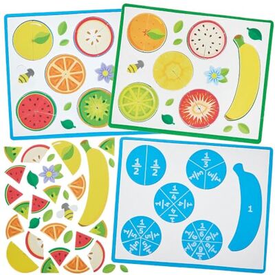 Baker Ross FN450 Fruitfractieset, set van 2, STEM, wetenschap, wiskunde en leerhulpmiddelen voor kinderen en scholen Baker Ross FN450 Fruitfractieset, set van 2, STEM, wetenschap, wiskunde en leerhulpmiddelen voor kinderen en scholen