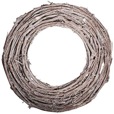 Rayher Wijnstokkrans geveegd wit, 30 cm ø, naturel Rayher Wijnstokkrans geveegd wit, 30 cm ø, naturel