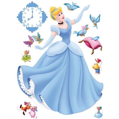 Disney Reuzensticker prinses Assepoester Disney Reuzensticker prinses Assepoester