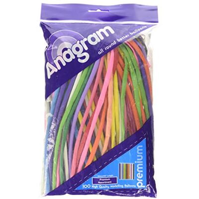 amscan International International, 100 modellerende premium latex ballonnen amscan International International, 100 modellerende premium latex ballonnen