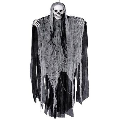 JOYIN Halloween-decoraties, Grim Magere Hein om op te hangen, skelet vliegende geest, ideaal voor spookhuis binnen en buiten, Halloween-feest en veranda-decoratie JOYIN Halloween-decoraties, Grim Magere Hein om op te hangen, skelet vliegende geest, ideaal voor spookhuis binnen en buiten, Halloween-feest en veranda-decoratie