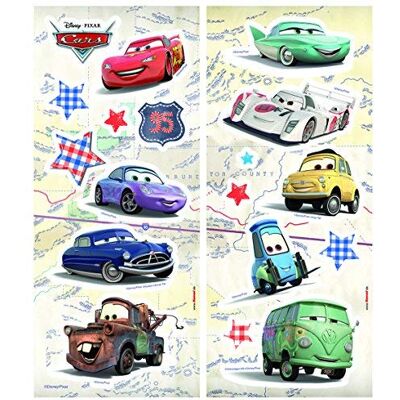 Komar Disney 14 x 33 cm Cars muursticker racewagen Lightning McQueen Sport 14800 Komar Disney 14 x 33 cm Cars muursticker racewagen Lightning McQueen Sport 14800