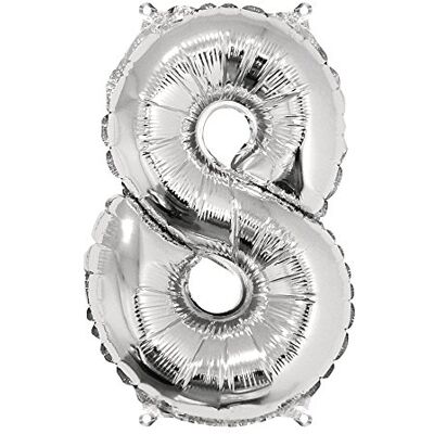 Rayher 87040606 Opblaasbare ballon, getal van 8 inch Rayher 87040606 Opblaasbare ballon, getal van 8 inch