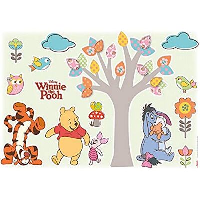 Komar Disney 14014h Winnie de Poeh decoratieve sticker voor kinderkamer, 50 x 70 cm Komar Disney 14014h Winnie de Poeh decoratieve sticker voor kinderkamer, 50 x 70 cm