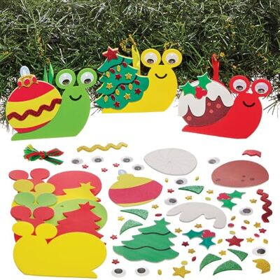 Baker Ross FN336 Kerstslakken 8-delige set kerstversiering voor kinderen, kerstversiering Baker Ross FN336 Kerstslakken 8-delige set kerstversiering voor kinderen, kerstversiering