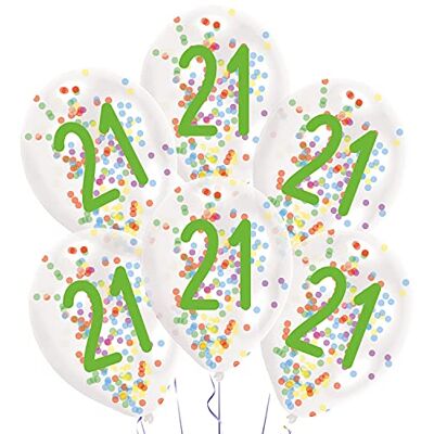 amscan 9909838 latex ballonnen cijfer 21 ca. 27,5 cm met vulling, cijferballonnen, verjaardag, decoratie, cadeau, ballon voor het hele jaar amscan 9909838 latex ballonnen cijfer 21 ca. 27,5 cm met vulling, cijferballonnen, verjaardag, decoratie, cadeau, ballon voor het hele jaar