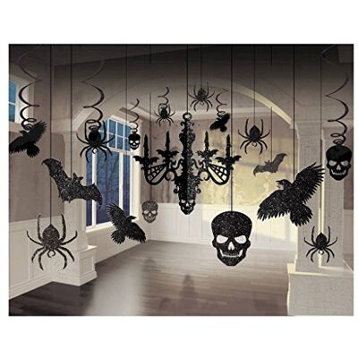 amscan International 248678 Kroonluchter met pailletten, decoratieset amscan International 248678 Kroonluchter met pailletten, decoratieset