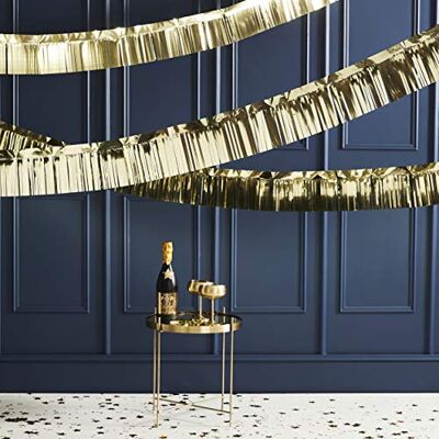 Ginger Ray Slinger met gouden franjes om op te hangen voor oudejaarsavond Ginger Ray Slinger met gouden franjes om op te hangen voor oudejaarsavond