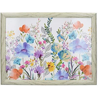 Creative PREMIUM Tops knieplateau met kussen, weidemotief, 44 x 34 cm, meerkleurig Creative PREMIUM Tops knieplateau met kussen, weidemotief, 44 x 34 cm, meerkleurig