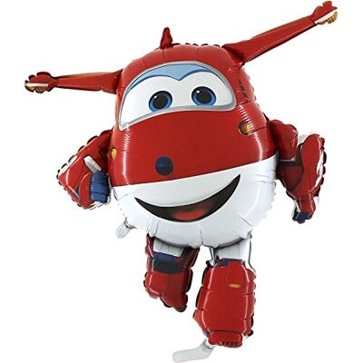 Grabo Vliegtuigballon 37 inch Super Wings Jett Airplane Grabo Vliegtuigballon 37 inch Super Wings Jett Airplane