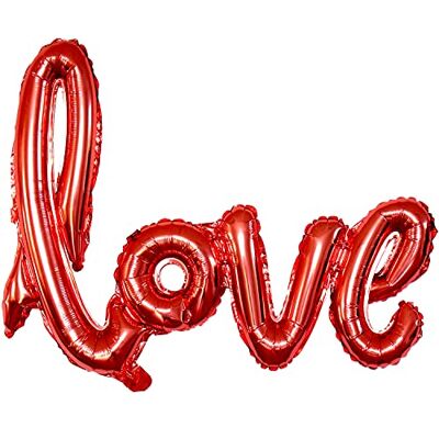 DekoRex ® "love" schrijven Bal in de vorm van een letter in het rood DekoRex ® "love" schrijven Bal in de vorm van een letter in het rood