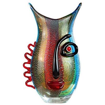ART Vaas glazen vaas standbeeld decoratie woonkamer modern H 32 cm ART Vaas glazen vaas standbeeld decoratie woonkamer modern H 32 cm