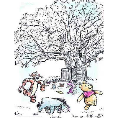 Komar WB063 Disney Winnie de Poeh Playground wandafbeelding kinderkamer babykamer decoratie kunstprint afmetingen 30 x 40 cm (breedte x hoogte) zonder lijst 30 x 40 cm Komar WB063 Disney Winnie de Poeh Playground wandafbeelding kinderkamer babykamer decoratie kunstprint afmetingen 30 x 40 cm (breedte x hoogte) zonder lijst 30 x 40 cm