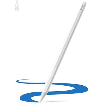 Baseus Palm Rejection Stylus voor iPad 2018-2025, 17 uur batterijduur, met afstandsbediening, magnetische USB C-pen voor iPad 6/7/8/9/10/11, Pro 11"/12,9"/13", Air 3/4/5/6/7, Mini 6/7 Baseus Palm Rejection Stylus voor iPad 2018-2025, 17 uur batterijduur, met afstandsbediening, magnetische USB C-pen voor iPad 6/7/8/9/10/11, Pro 11"/12,9"/13", Air 3/4/5/6/7, Mini 6/7