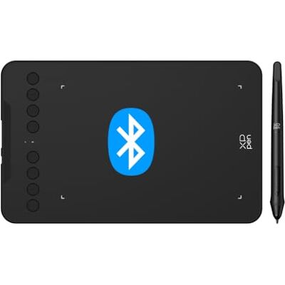 XP-Pen XPPen Deco mini7W V2 Grafisch tablet, draadloos, 7 x 4 inch, 16384 drukniveaus, 8 sneltoetsen, compatibel met Windows/Mac/Android/Chrome OS XP-Pen XPPen Deco mini7W V2 Grafisch tablet, draadloos, 7 x 4 inch, 16384 drukniveaus, 8 sneltoetsen, compatibel met Windows/Mac/Android/Chrome OS