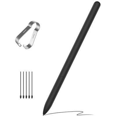 TiMOVO S Pen voor Samsung Galaxy Tab S10 FE/S9 FE Series, zwart Stylus Pen met Eraser, 5 vervangende nibs, nauwkeurig schrijven, palmafwijzing, magnetische adsorptie TiMOVO S Pen voor Samsung Galaxy Tab S10 FE/S9 FE Series, zwart Stylus Pen met Eraser, 5 vervangende nibs, nauwkeurig schrijven, palmafwijzing, magnetische adsorptie