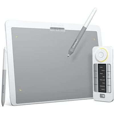 XENCELABS Pen Tablet Medium Bundle SE Grafisch Tablet Pro met Stylus, Tekentablet met Quick Keys, 2 Stylus-pennen zonder accu, 30,5 cm grafisch tablet voor Windows-Arm/Windows/Mac/Linux XENCELABS Pen Tablet Medium Bundle SE Grafisch Tablet Pro met Stylus, Tekentablet met Quick Keys, 2 Stylus-pennen zonder accu, 30,5 cm grafisch tablet voor Windows-Arm/Windows/Mac/Linux
