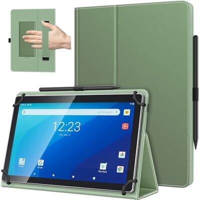 TiMOVO Universele beschermhoes voor Android tablet van 10,1 inch Touchscreen 9,6 tot 11 inch, penlus, licht en opvouwbaar, hand, Android-tablets TiMOVO Universele beschermhoes voor Android tablet van 10,1 inch Touchscreen 9,6 tot 11 inch, penlus, licht en opvouwbaar, hand, Android-tablets