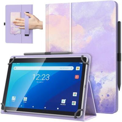 TiMOVO Universele beschermhoes voor Android tablet van 10,1 inch Touchscreen 9,6 tot 11 inch, penlus, licht en opvouwbaar, hand, Android-tablets TiMOVO Universele beschermhoes voor Android tablet van 10,1 inch Touchscreen 9,6 tot 11 inch, penlus, licht en opvouwbaar, hand, Android-tablets