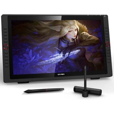 XP-Pen Artist 24 PRO 23,8-inch grafische tablet, met 2K QHD-ontwerpmonitor, 20 sneltoetsen, 8192 stylusniveaus die de kantelfunctie ondersteunen XP-Pen Artist 24 PRO 23,8-inch grafische tablet, met 2K QHD-ontwerpmonitor, 20 sneltoetsen, 8192 stylusniveaus die de kantelfunctie ondersteunen