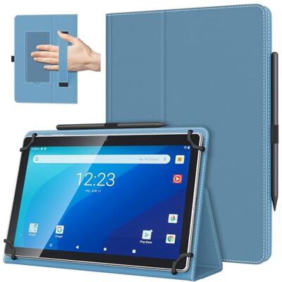 TiMOVO Universele beschermhoes voor Android tablet van 10,1 inch Touchscreen 9,6 tot 11 inch, penlus, licht en opvouwbaar, hand, Android-tablets TiMOVO Universele beschermhoes voor Android tablet van 10,1 inch Touchscreen 9,6 tot 11 inch, penlus, licht en opvouwbaar, hand, Android-tablets