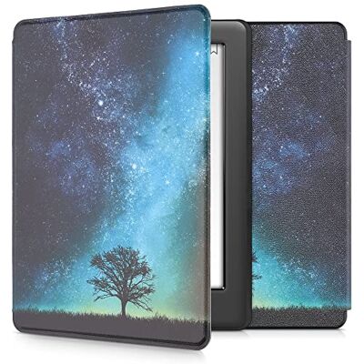 kwmobile Hoes compatibel met Kobo Glo HD / Touch 2.0 hoes Magnetische flipcase tablet eReader kunstleer blauw-grijs-zwart kwmobile Hoes compatibel met Kobo Glo HD / Touch 2.0 hoes Magnetische flipcase tablet eReader kunstleer blauw-grijs-zwart