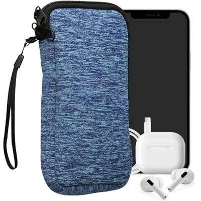 kwmobile Universele smartphonehoes Beschermhoes 17,2 x 8,4 cm voor XL mobiele telefoon 6,7/6,8 inch neopreen Indiaas blauw lichtblauw kwmobile Universele smartphonehoes Beschermhoes 17,2 x 8,4 cm voor XL mobiele telefoon 6,7/6,8 inch neopreen Indiaas blauw lichtblauw