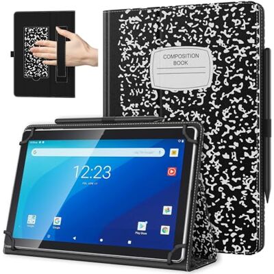 TiMOVO Universele beschermhoes voor Android tablet van 10,1 inch Touchscreen 9,6 tot 11 inch, penlus, licht en opvouwbaar, hand, Android-tablets TiMOVO Universele beschermhoes voor Android tablet van 10,1 inch Touchscreen 9,6 tot 11 inch, penlus, licht en opvouwbaar, hand, Android-tablets