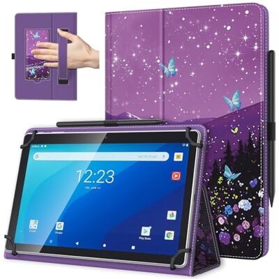 TiMOVO Universele beschermhoes voor Android tablet van 10,1 inch Touchscreen 9,6 tot 11 inch, penlus, licht en opvouwbaar, hand, Android-tablets TiMOVO Universele beschermhoes voor Android tablet van 10,1 inch Touchscreen 9,6 tot 11 inch, penlus, licht en opvouwbaar, hand, Android-tablets