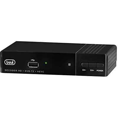 Trevi HD DVBT-T2 H265 10-bits digitale terrestrische decoder model HE 3377 T3 Trevi HD DVBT-T2 H265 10-bits digitale terrestrische decoder model HE 3377 T3
