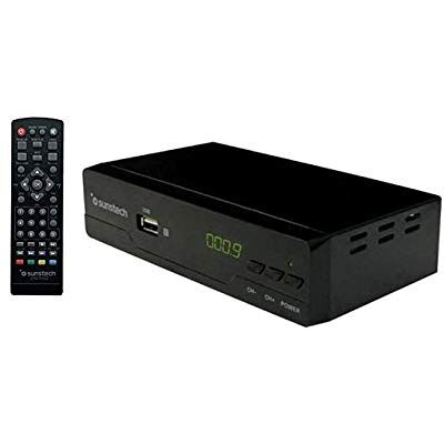 Sunstech DTB210HD2 digitale decoder TNT HD, kleur: zwart Sunstech DTB210HD2 digitale decoder TNT HD, kleur: zwart